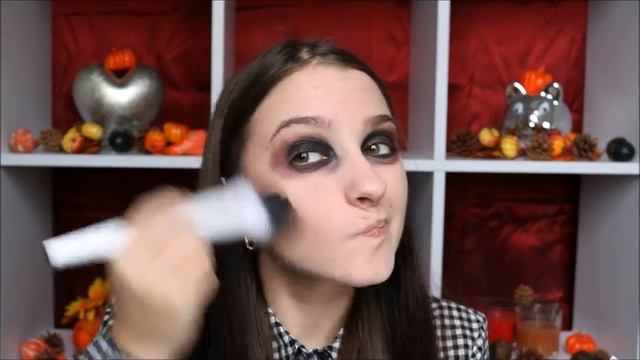 Easy Halloween Makeup Tutorial / Black Scary Skull / Schwarzer Gruseliger Schädel / Xenia_xox_703 смотреть онлайн