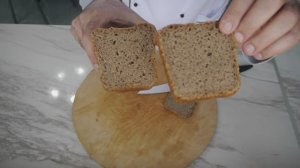 Украинский ржано-пшеничный хлеб на закваске.