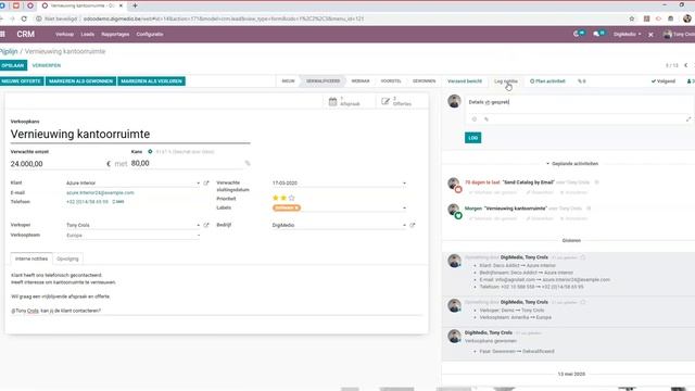 Webinar - Odoo CRM & Salesautomatisatie - 15/05/2020 смотреть онлайн