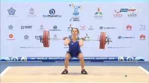 ЧМ 2014 по Тяжелой Атлетике Аламаты женщины до 69 кг