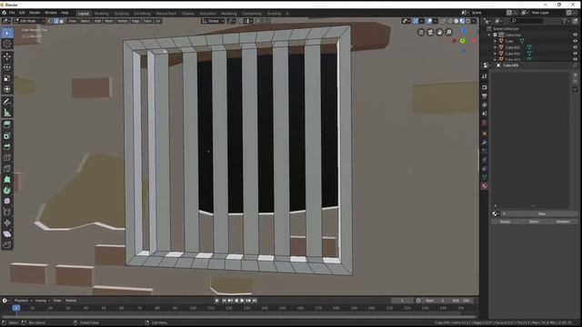 Low-Poly House - Blender 2.83 Speed Tutorial 3D Modeling смотреть онлайн