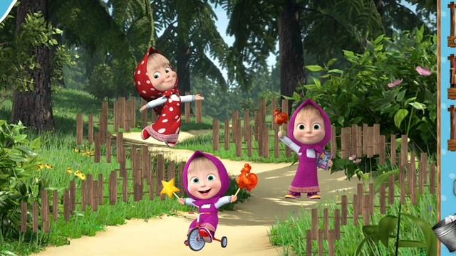 Masha and the Bear game zone | New Game | Cartoon | Android gameplay смотреть онлайн