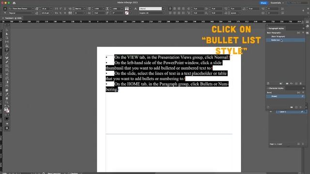 How to create "Bullet List" in Indesign | Indesign Training | Bullet List смотреть онлайн