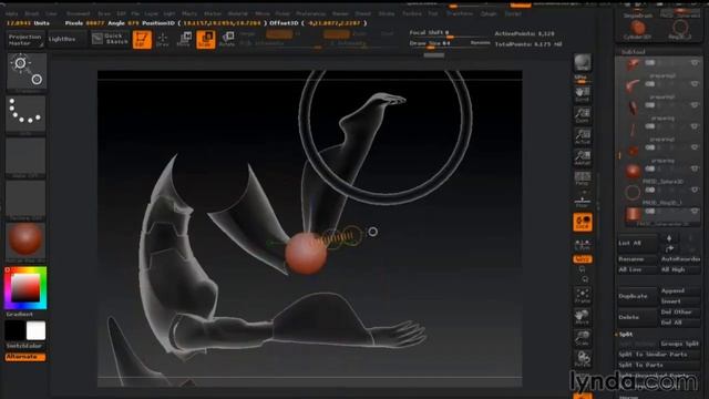 Modeling a Female Android in Zbrush - Training Course on Lynda.com смотреть онлайн
