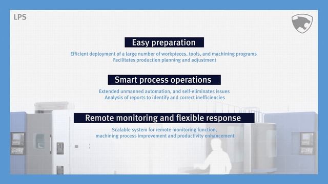 Automation With Horizontal Machining Center, NHM & NHP (Linear Pallet System-LPS, Software-DPMS)