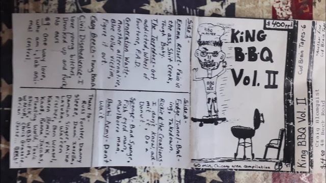 V/A - King BBQ Vol.2 - Cud Brain Tape Comp 1987 смотреть онлайн