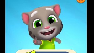 Говорящий Том бег за золотом