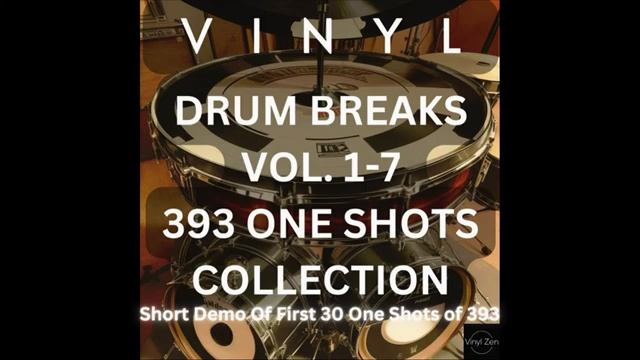 PastToFutureReverbs Vinyl Drum Breaks Vol 1-7 One Shots Collection 393 Vinyl Drums One Shots