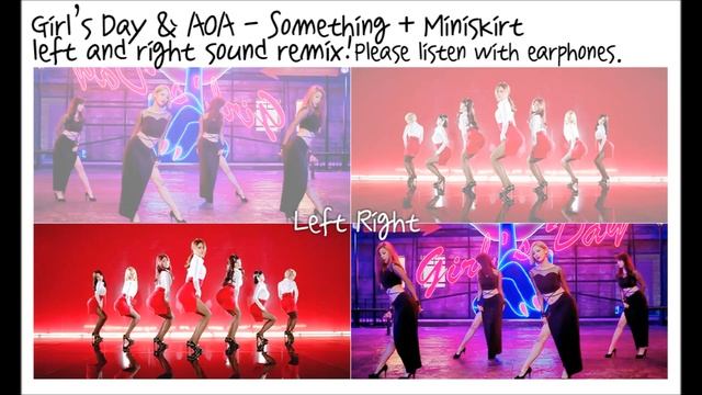 [MASHUP] Girl's Day & AOA - 짧은 치마 (Miniskirt) + Something [Left and Right Sound Remix.] смотреть онлайн