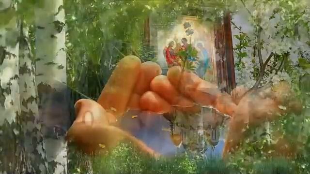 "Светлый день на святую Троицу" поёт М.Зорина смотреть онлайн