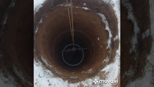 Беларусь Витебская обл д Гороватки,колодец из 8 колец. смотреть онлайн