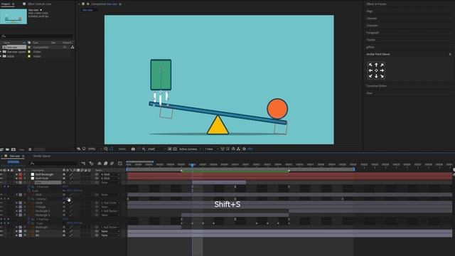 How to Animate a Seesaw - After Effects Tutorial #31 смотреть онлайн
