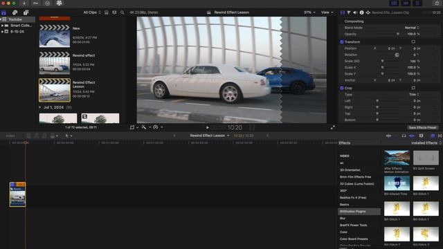 Rewind Effect: Final Cut Pro Tutorial