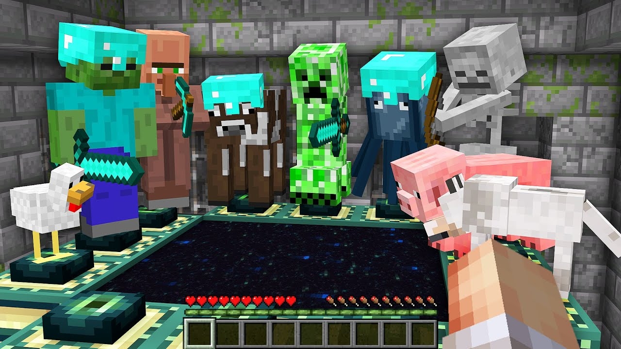 Майнкрафт, но ВСЕ МОБЫ стали ПИТОМЦАМИ... смотреть онлайн