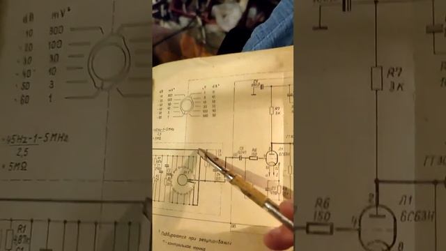 Милливольтметр В3-38. Основные органы регулировки при поверке смотреть онлайн