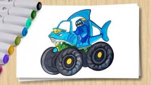 Рисуем Траш мобиль Гуджитсу_Учимся рисовать