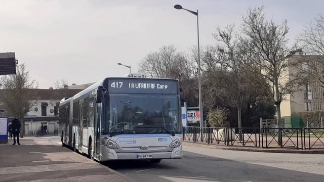 KICKDOWN - heuliez bus GX 437 diesel €6 n°18044,ligne 401 смотреть онлайн