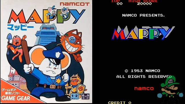 Mappy arcade + Game Gear 🐭(Theme Mashup) смотреть онлайн