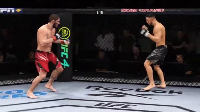 Khabib Nurmagomedov vs Arman Tsarukyan (EA Sports UFC 4) смотреть онлайн