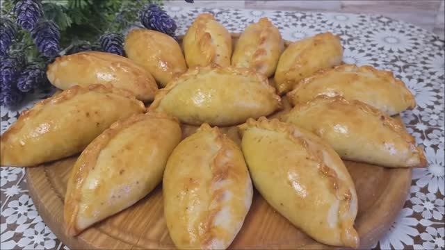 Пирожки с капустой БЕЗ ДРОЖЖЕЙ на КИПЯТКЕ и РАСТИТЕЛЬНОМ МАСЛЕ. Вкусные пирожки в духовке смотреть онлайн