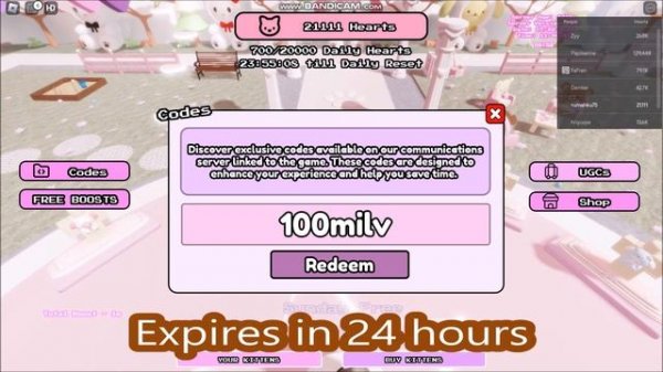 *NEW CODES JULY 22, 2024* Kittens AFK For UGC ROBLOX | LIMITED CODES TIME | Expires in 24 hours