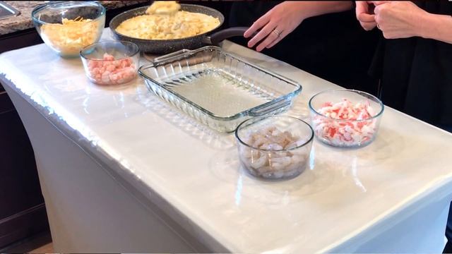 How To Make Baked Seafood Mac And Cheese - Lobster, Crab And Shrimp!