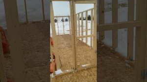 Строительство большого курятника зимой, для содержания 1000 кур и более.