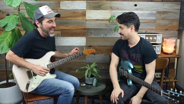 __Learn How To Rock A I IV V Blues Shuffle With Corey Congilio - Guitar Lesson - R смотреть онлайн