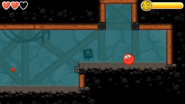 НОВЫЙ КРАСНЫЙ ШАРИК 4 - ПОДЗЕМНЫЕ ХОДЫ мультик игра RED BALL 4 - Volume 5 INTO THE CAVE смотреть онлайн