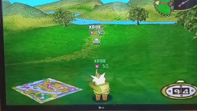 Тест игры Hogs of War (PS1) на приставке M10