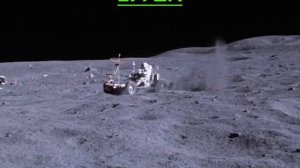 Луна 1972 г. на электромобиле.