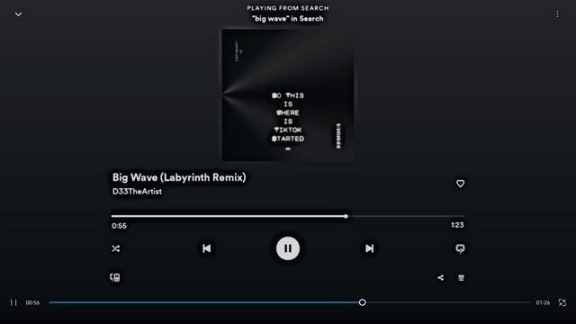 Big Wave (Labyrinth Remix) - D33TheArtist смотреть онлайн