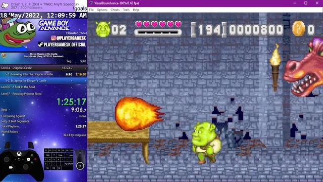⏱️ Shrek: Hassle at the Castle - Story Mode (Easy) [NTSC-U GBA Emu] in 2:43:27 (Blindrunners Race) смотреть онлайн