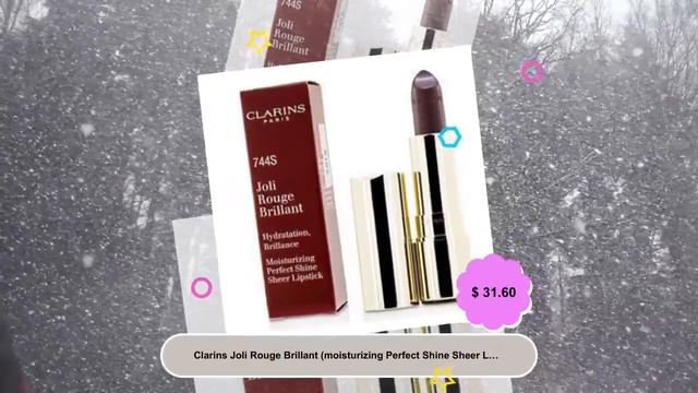 Clarins Joli Rouge Brillant (moisturizing Perfect Shine Sheer Lipstick) - # 744s Plum --3.5g-0.1o..
