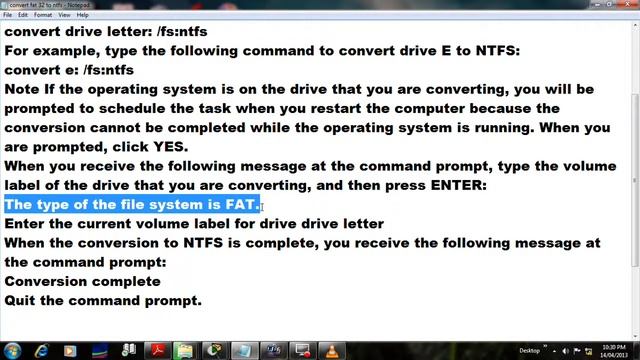 HOW TO CONVERT FAT32 TO NTFS SIMPLE METHOD смотреть онлайн