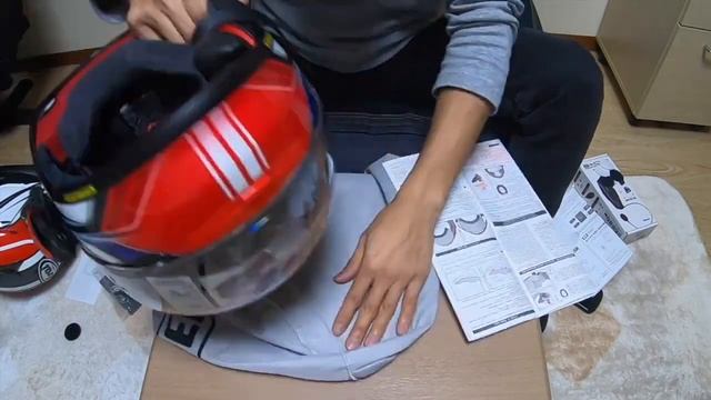 SHOEI Z-7 開封動画〜B+com取付〜 смотреть онлайн