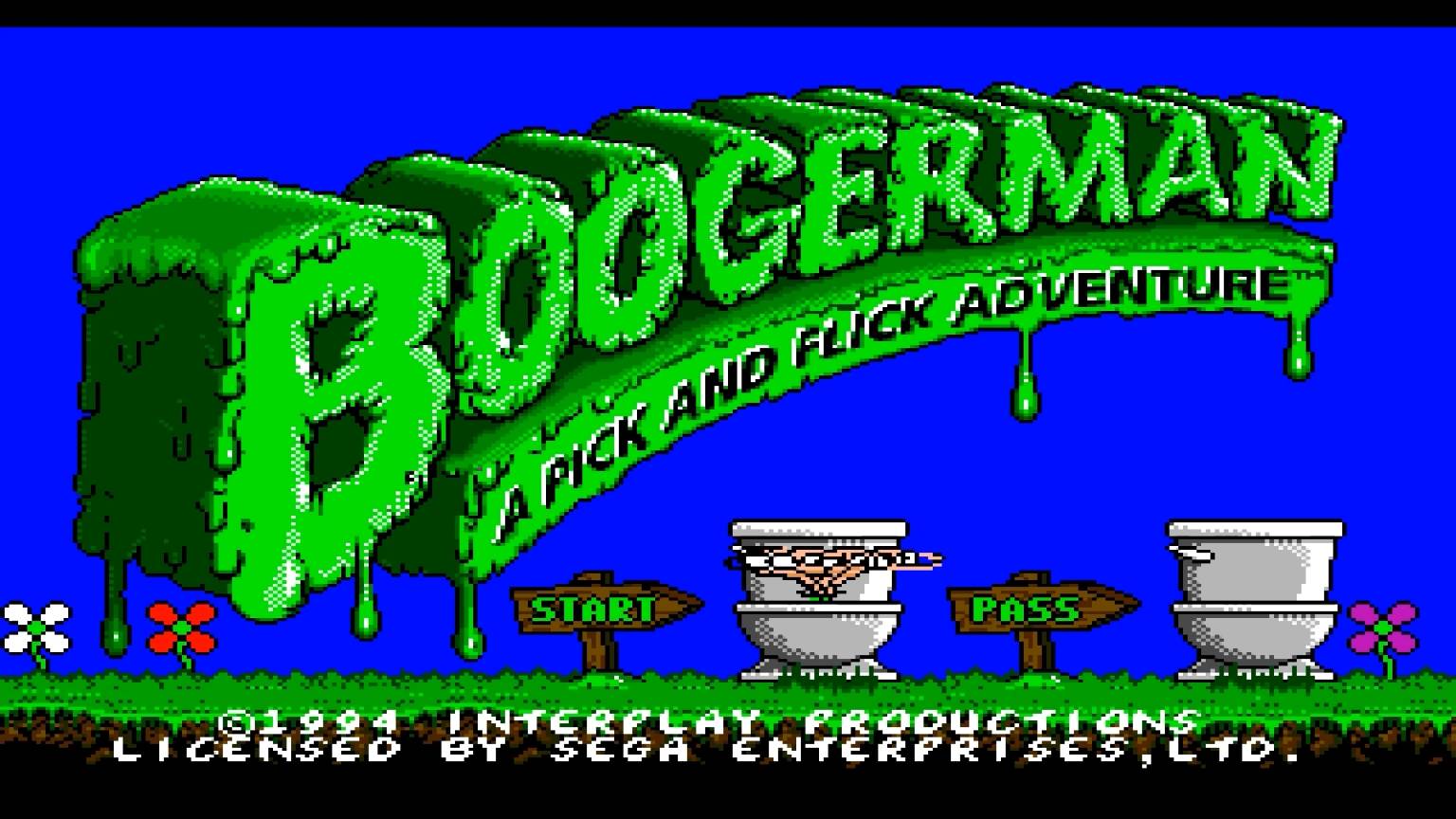 Прохождение игры : Boogerman: A Pick and Flick Adventure . SEGA . Бугермэн . СЕГА . смотреть онлайн