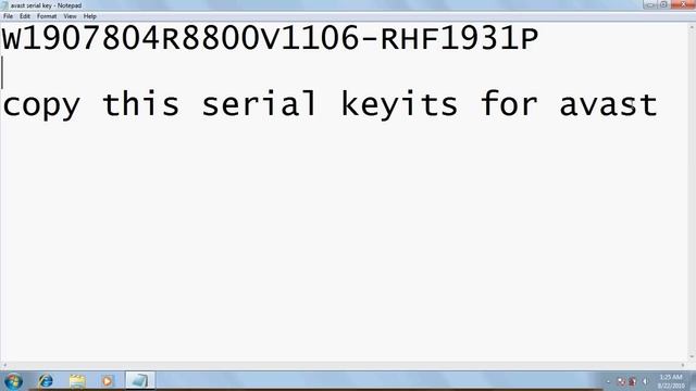 avast version .4.7 to .4.8 serial key смотреть онлайн