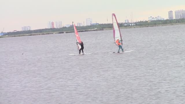 Парное катание виндсерфинг Сургут 21.07.2024 яхт-клуб 