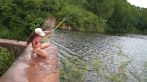 Ловим большую рыбу #fishing