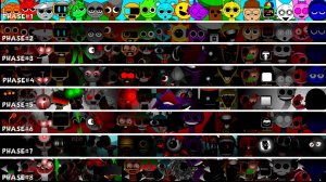 SPRUNKI - СПРУНКИ все вместе от Фазы 1 до Фаза 8