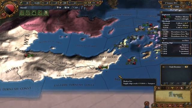 Europa Universalis IV, Game of Thrones: Martell's of Dorne #1 - Starting up. смотреть онлайн