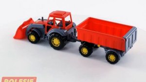 Алтай, трактор с прицепом №1 и ковшом