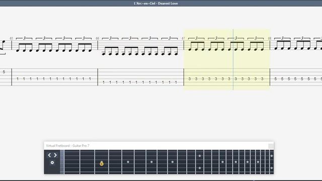 L'Arc~en~Ciel Dearest Love BASS GUITAR TAB смотреть онлайн
