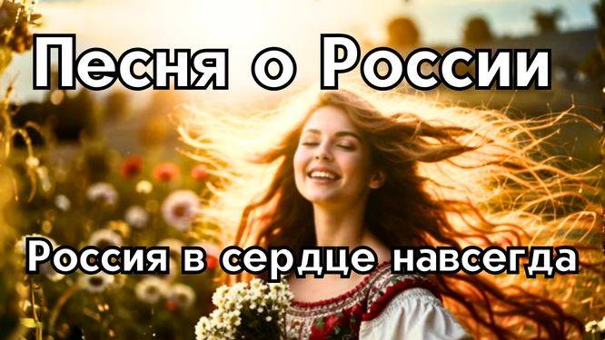 Песнь песня о России „Россия в сердце навсегда“ душевная песня, патриотическая музыка смотреть онлайн