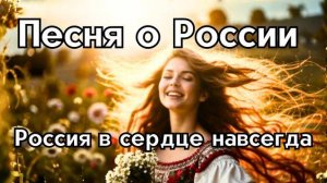 Песнь песня о России „Россия в сердце навсегда“ душевная песня, патриотическая музыка