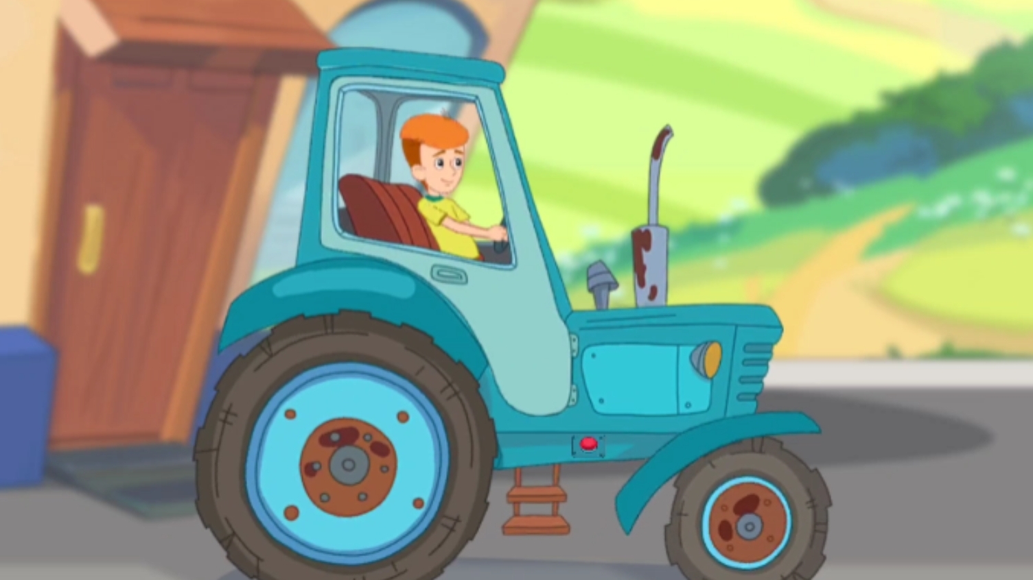 Простоквашино ферма. Мультфильм игра