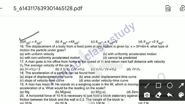 PSEB Revision Test Paper 2 | Class 11 Physics | Solution | 02/12/21 | Punjabi class study смотреть онлайн