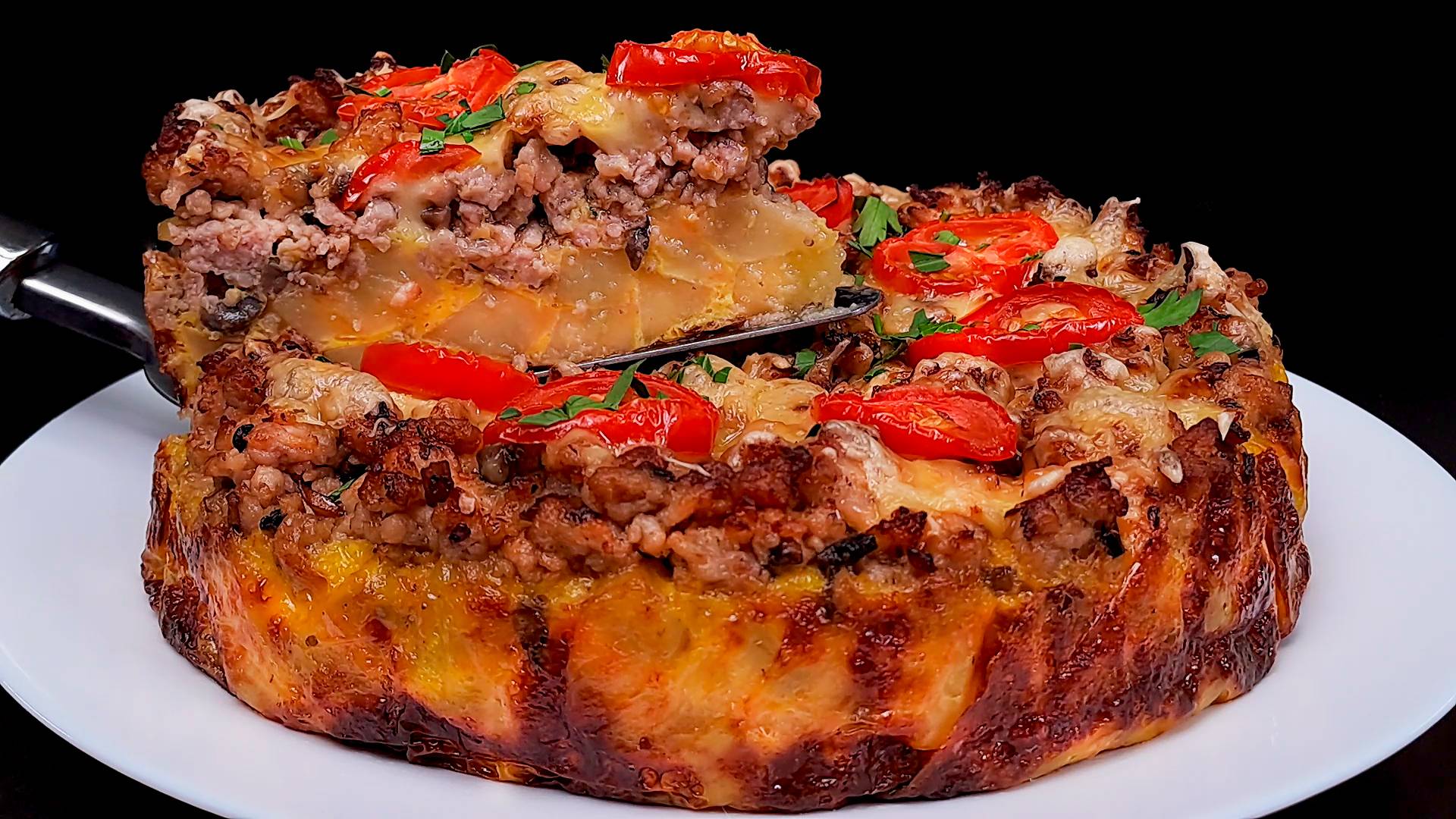 Яйца, картофель и фарш! Лучший вариант ужина за 30 минут! смотреть онлайн