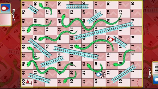 Ludo King snake and ladder game | snake and ladder with 2 player | Sap Sidi game. #9 смотреть онлайн